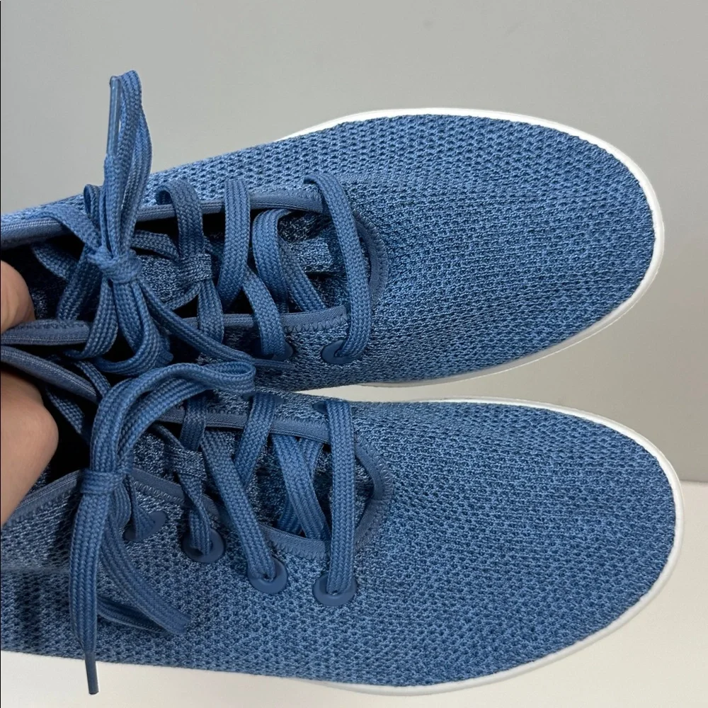 Allbirds Men’s Tree Toppers Nikau Saphire (White‎ Sole) Size 10